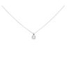 Platinum 1.30ct Diamond Solitaire Pendant And Chain 18"