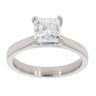 Platinum 1.51ct Princess Cut Diamond Solitaire Ring