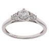 18ct White Gold 0.55ct Brilliant Cut Diamond Dress Ring
