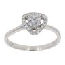 18ct White Gold 0.26ct Brilliant Cut Diamond Cluster Ring
