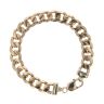 9ct Yellow Gold Curb Bracelet 9"