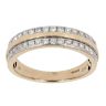 9ct Yellow Gold 0.55ct 2 Row Diamond Ring by Anya Belle