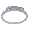 18ct White Gold 0.50ct Brilliant Cut Diamond Five Stone Ring