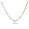 9ct Yellow Gold Curb T-bar Chain 20"