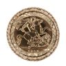 9ct Yellow Gold 1913 George V Half Sovereign Coin Ring