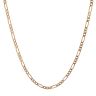 9ct Yellow Gold Figaro Chain 18"