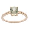 9ct Yellow Gold Prasiolite Single Stone Ring