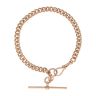 9ct Yellow Gold Albert T-Bar Bracelet 8.5"