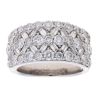 18ct White Gold 2.00ct Brilliant And Baguette Cut Diamond Ring