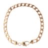 9ct Yellow Gold Curb Bracelet 9"