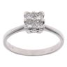 18ct White Gold 0.50ct Diamond Cluster Ring