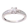 9ct White Gold Solitaire 0.40ct Diamond Ring