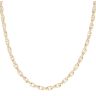 9ct Yellow Gold Patterned and Plain Fancy Chain 30"