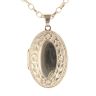 9ct Yellow Gold Locket Pendant and Chain 18"