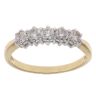 18ct Yellow Gold 0.80ct Brilliant Cut Diamond Five Stone Ring