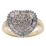 18ct Yellow Gold 1.00ct Diamond Cluster Ring