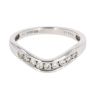 18ct White Gold 0.25ct Brilliant Cut Diamond Wishbone Ring