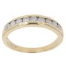18ct Yellow Gold 0.50ct Brilliant Cut Diamond Half Eternity Ring