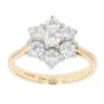 18ct Yellow Gold 1.20ct Brilliant Cut Diamond Cluster Ring