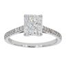 18ct White Gold 1.70cts Diamond Radiant Cut Solitaire Ring