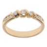 18ct Yellow Gold 0.25ct Brilliant Cut Diamond Trilogy Ring