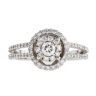 18ct White Gold 0.92ct Diamond Cluster Ring