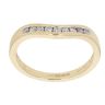 18ct Yellow Gold 0.25ct Diamond Wishbone Ring