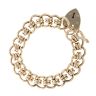 9ct Yellow Gold Fancy Bracelet 7"