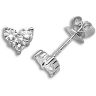 18 Carat White Gold 48pts Diamond Earrings