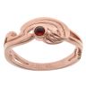 9ct Rose Gold Clogau Red Cabochon Ring