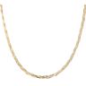 9ct Yellow Gold Patterned Plait Fancy Chain 18"