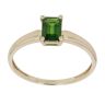 9ct Yellow Gold Diopside Single Stone Ring