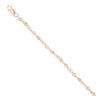 9ct Yellow Gold Cubic Zirconia Crossover Bracelet 7.5"