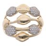 14ct Yellow Gold Cubic Zirconia Fancy Ring