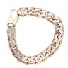 9ct Yellow Gold Curb Bracelet 8"