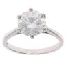 18ct White Gold 2.60ct Old Cut Diamond Solitaire Ring
