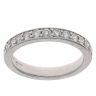 Platinum 0.40ct Brilliant Cut Diamond Half Eternity Ring