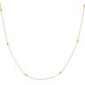22ct Yellow Gold Disco Bead Fancy Chain 16"