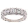 18ct White Gold 1.46ct Brilliant Cut Diamond Half Eternity Ring