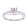 18ct White Gold 0.20ct Princess Cut Diamond Cluster Ring