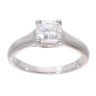 Tiffany & Co. Platinum 1.03ct Square Mixed Cut Diamond Solitaire Ring