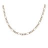 9ct Yellow Gold Figaro Chain 24"