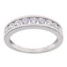 9ct White Gold Cubic Zirconia Half Eternity Ring