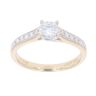 18ct Yellow Gold 0.37ct Diamond Solitaire Ring