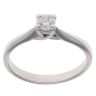 Platinum 0.25ct Brilliant Cut Diamond Solitaire Ring
