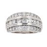 18ct White Gold 2.00ct Brilliant Cut Diamond Fancy Ring