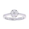 18ct White Gold 0.38ct Diamond Cluster Ring