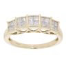 9ct Yellow Gold 0.80ct Diamond Cluster Ring