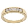 18ct Yellow Gold 0.50ct Brilliant Cut Diamond Five Stone Ring