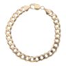 9ct Yellow Gold Curb Bracelet 9"